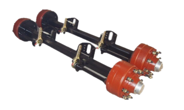 75Mm Axle For Agriculture Trolley With Brake System