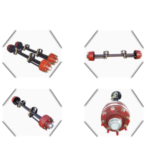 Agriculture Trailer & Trolley Axle With Brake System