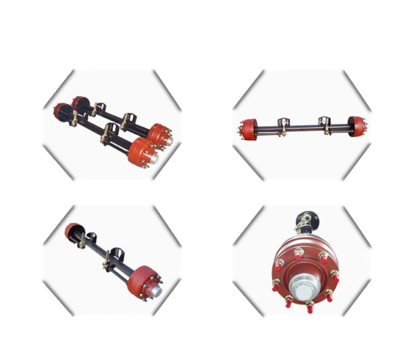 Agriculture Trailer & Trolley Axle With Brake System